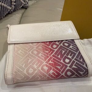 Fendi White and Ombré Women's Wallet